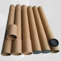 Cardboard Mailing Tubes, Small Long Tube for Shipping Documents/Lamp